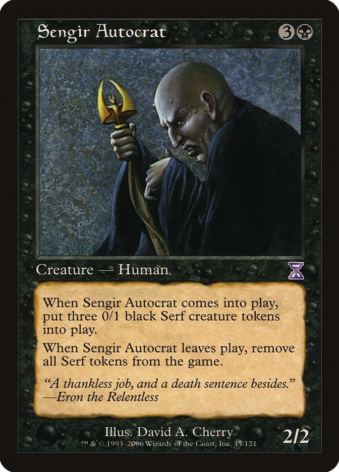 Image for Sengir Autocrat (45) (TSB) - Magic: The Gathering