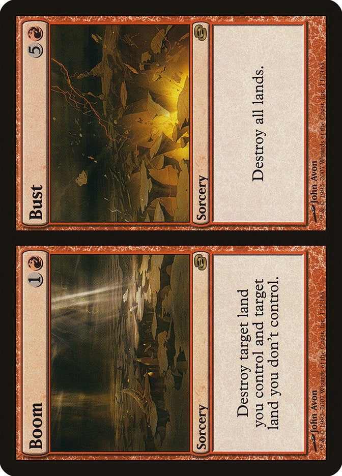Image for Boom // Bust (112) (PLC) - Magic: The Gathering
