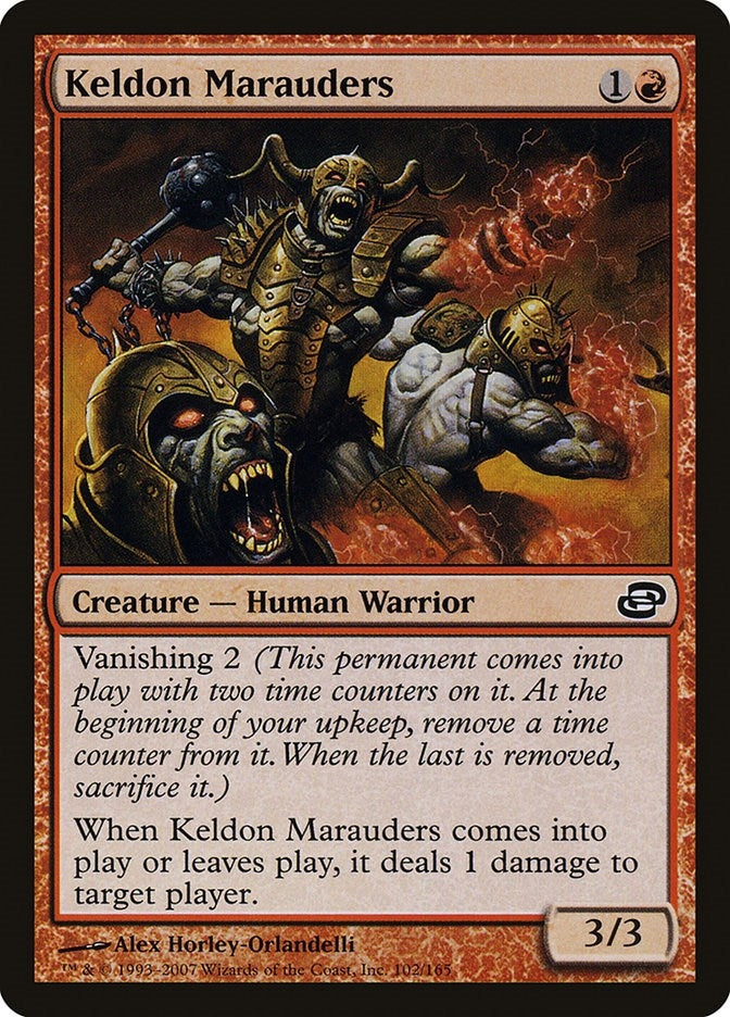 Image for Keldon Marauders (102) (PLC) - Magic: The Gathering