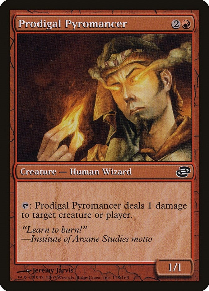Image for Prodigal Pyromancer (118) (PLC) - Magic: The Gathering