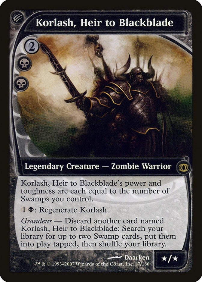 Image for Korlash, Heir to Blackblade (87) (FUT) - Magic: The Gathering