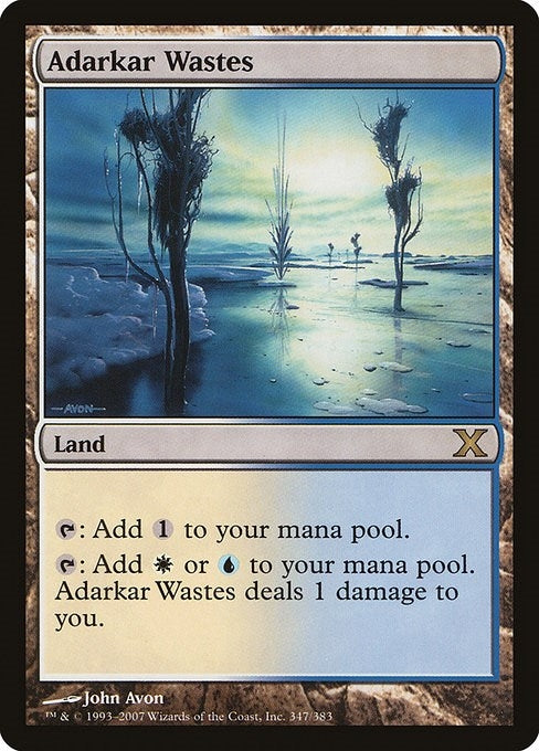 Image for Adarkar Wastes (347) (10E) - Magic: The Gathering
