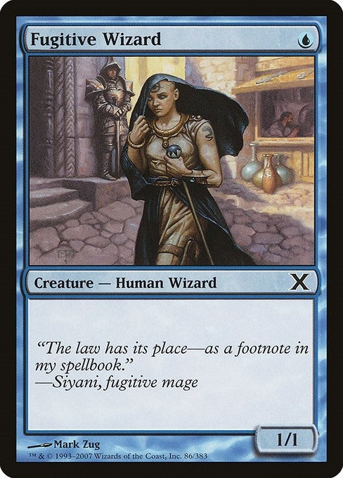 Image for Fugitive Wizard (86) (10E) - Magic: The Gathering