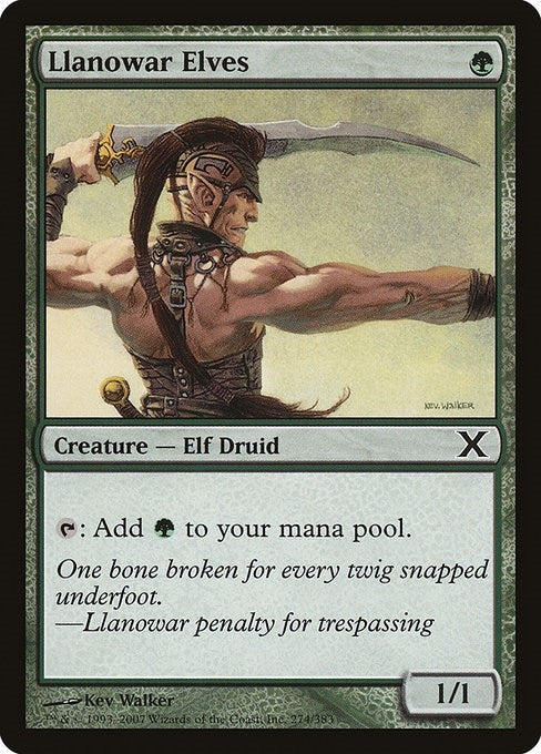 Llanowar Elves (274) (10E) Japanese