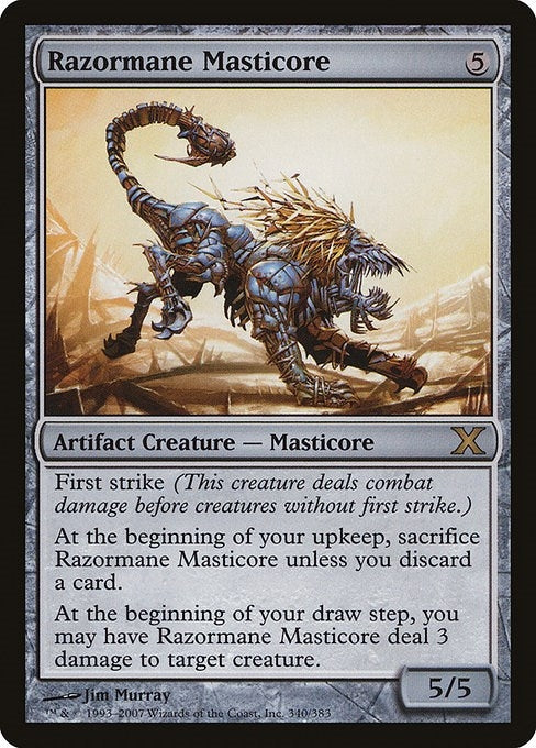 Image for Razormane Masticore (340) (10E) - Magic: The Gathering