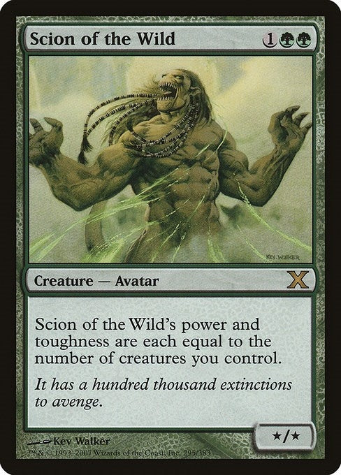 Image for Scion of the Wild (295) (10E) - Magic: The Gathering
