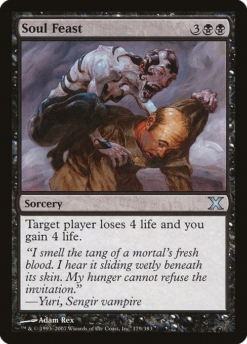 Image for Soul Feast (179) (10E) - Magic: The Gathering
