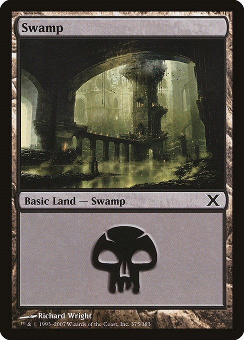 Image for Swamp (375) (375) (10E) - Magic: The Gathering