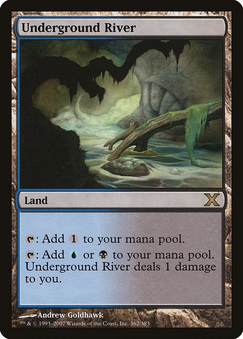 Image for Underground River (362) (10E) - Magic: The Gathering