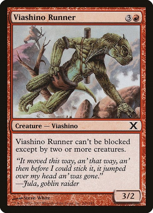 Image for Viashino Runner (245) (10E) - Magic: The Gathering