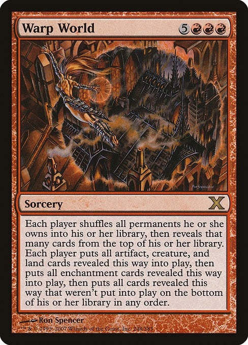 Image for Warp World (248) (10E) - Magic: The Gathering