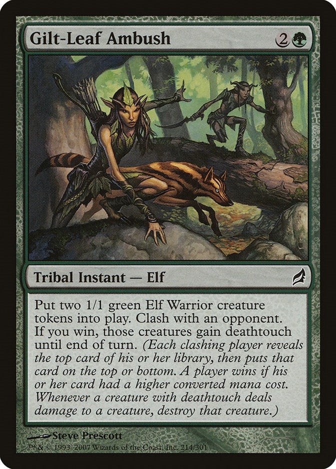Image for Gilt-Leaf Ambush (214) (LRW) - Magic: The Gathering