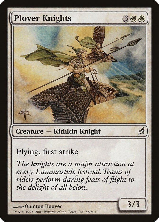 Image for Plover Knights (35) (LRW) - Magic: The Gathering