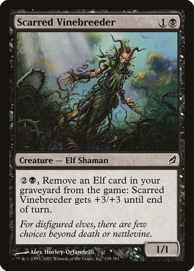 Image for Scarred Vinebreeder (138) (LRW) - Magic: The Gathering