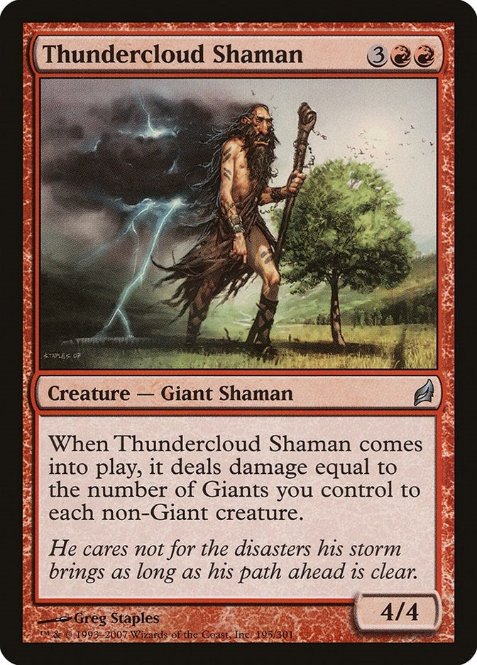 Image for Thundercloud Shaman (195) (LRW) - Magic: The Gathering