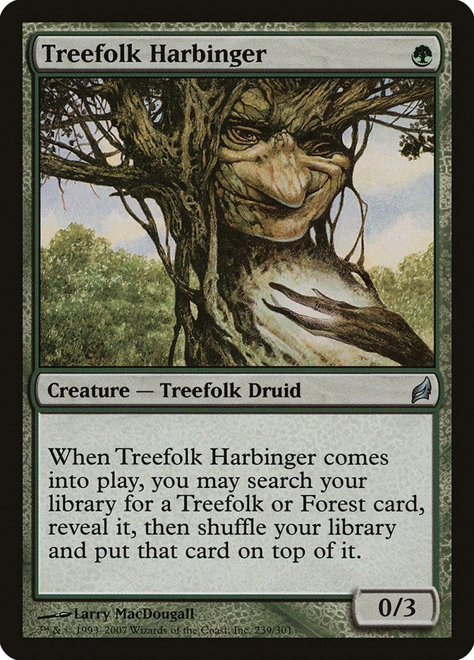 Treefolk Harbinger (239) (LRW) Japanese