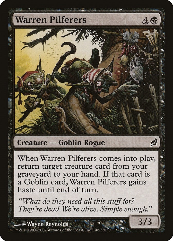 Image for Warren Pilferers (146) (LRW) - Magic: The Gathering