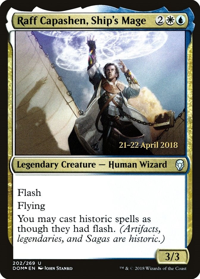 Image for Raff Capashen, Ship's Mage (202) (PRE) - Magic: The Gathering