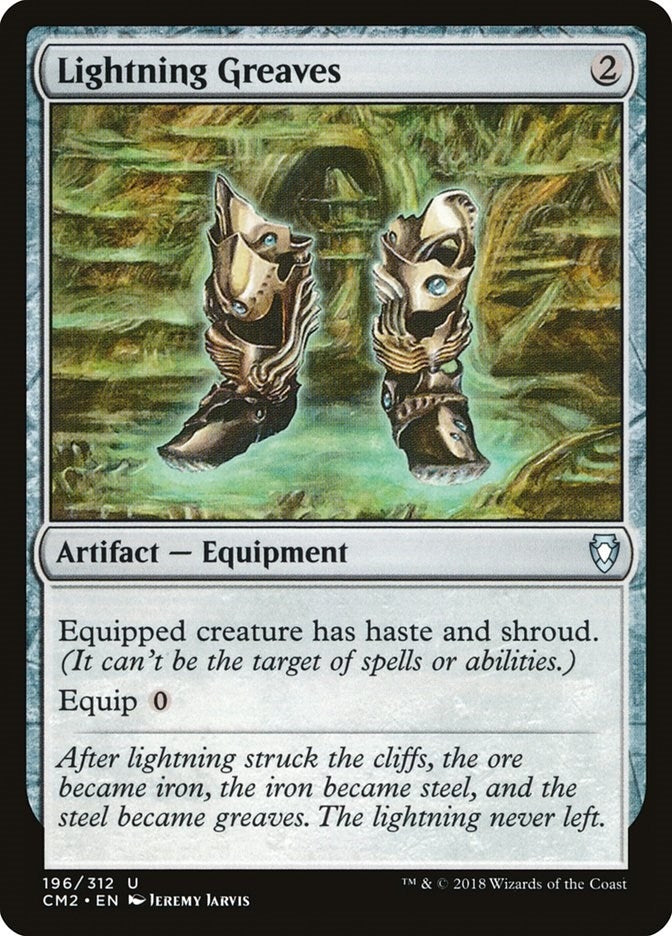 Lightning Greaves (196) (CM2)