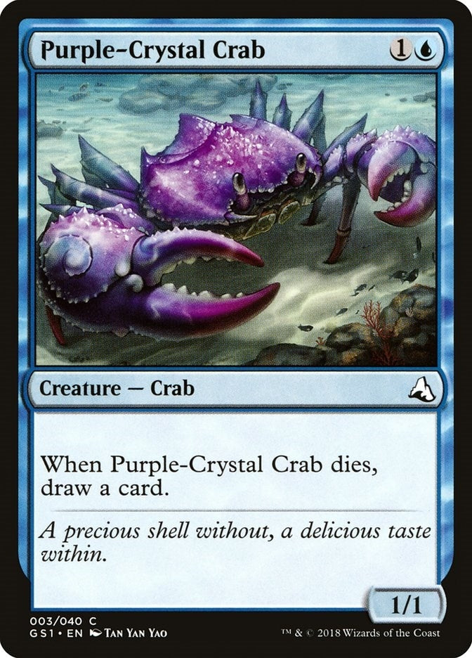 Purple-Crystal Crab (3) (GS1)