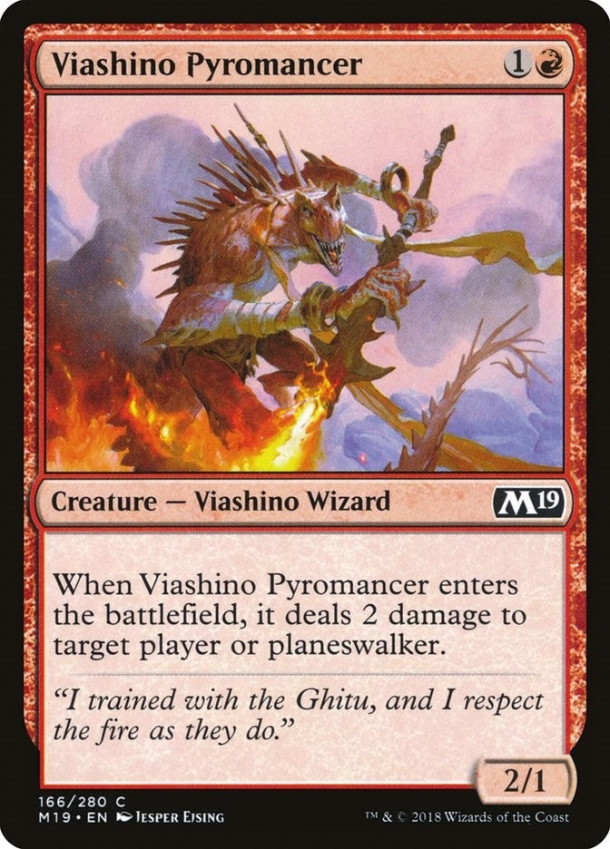 Viashino Pyromancer (166) (M19)