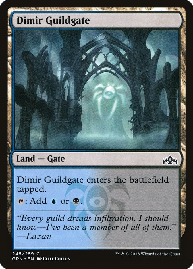 Dimir Guildgate (245) (245) (GRN) Spanish
