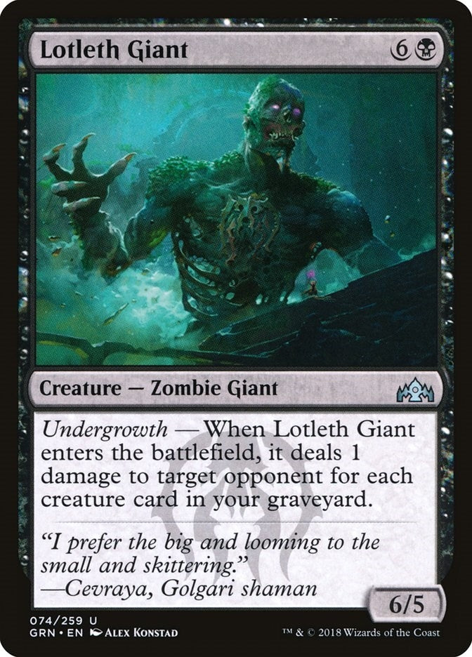 Lotleth Giant (74) (GRN)