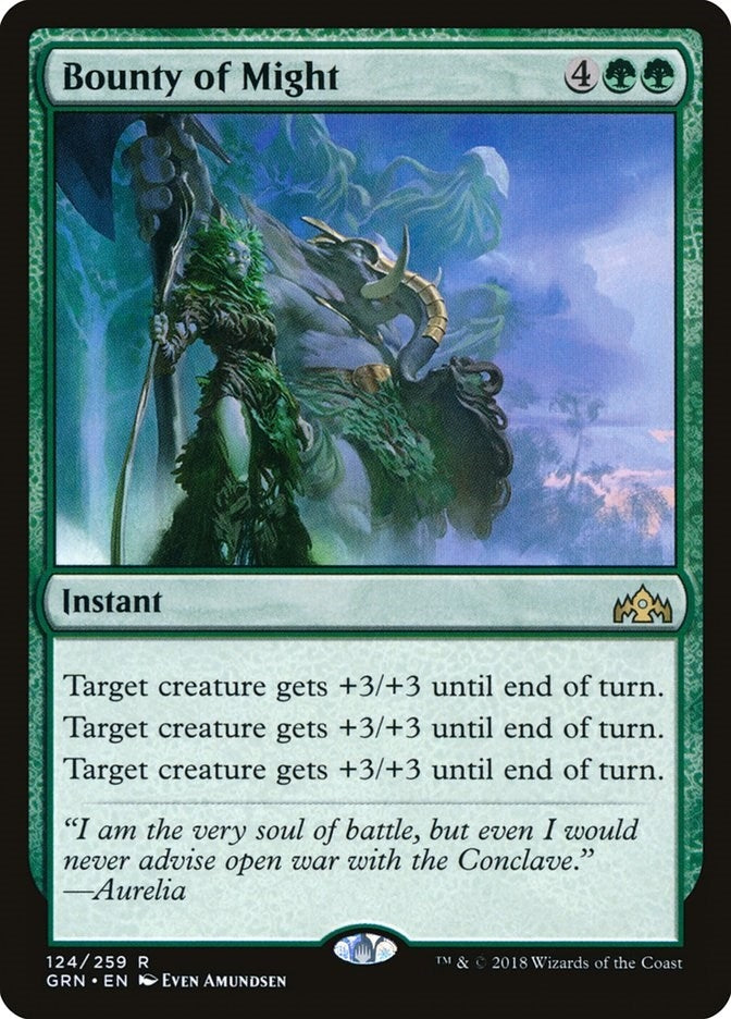 Bounty of Might (124) (GRN) Spanish