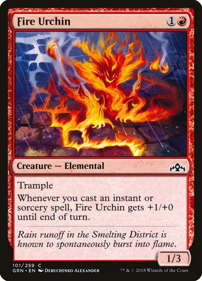 Fire Urchin (101) (GRN) French