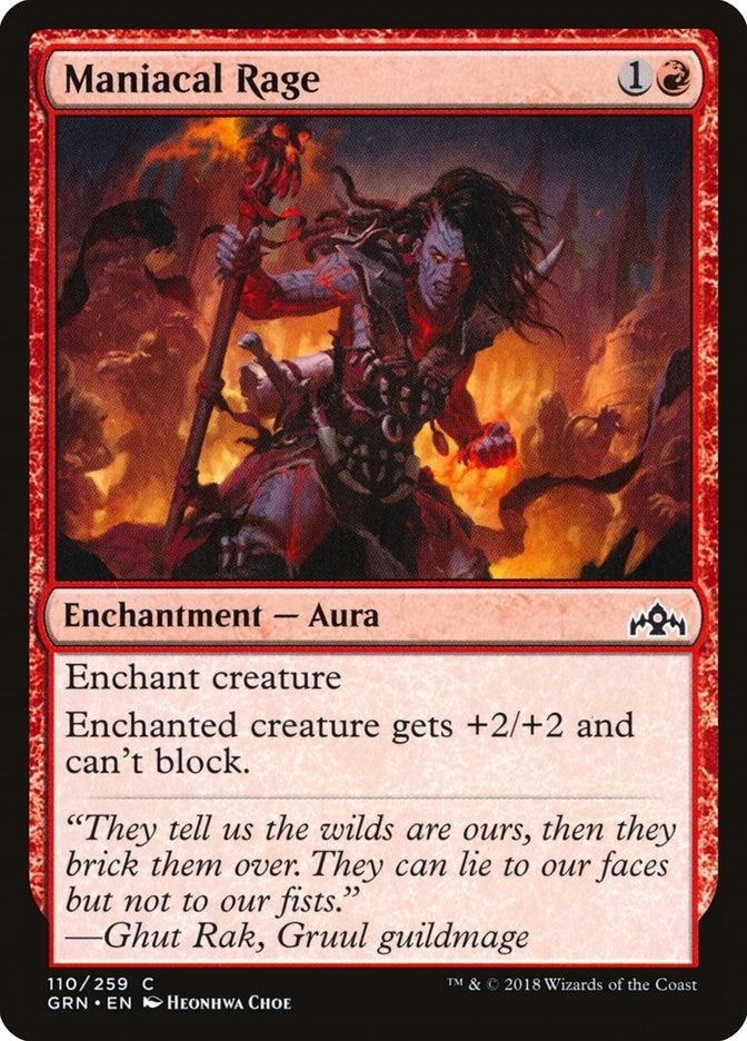 Maniacal Rage (110) (GRN)