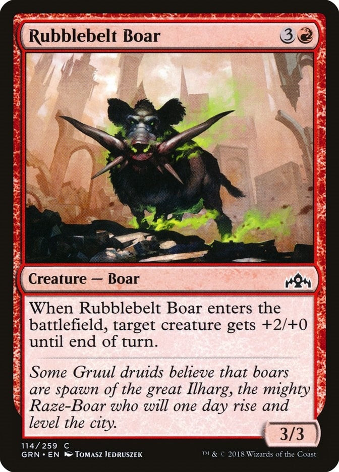 Rubblebelt Boar (114) (GRN)