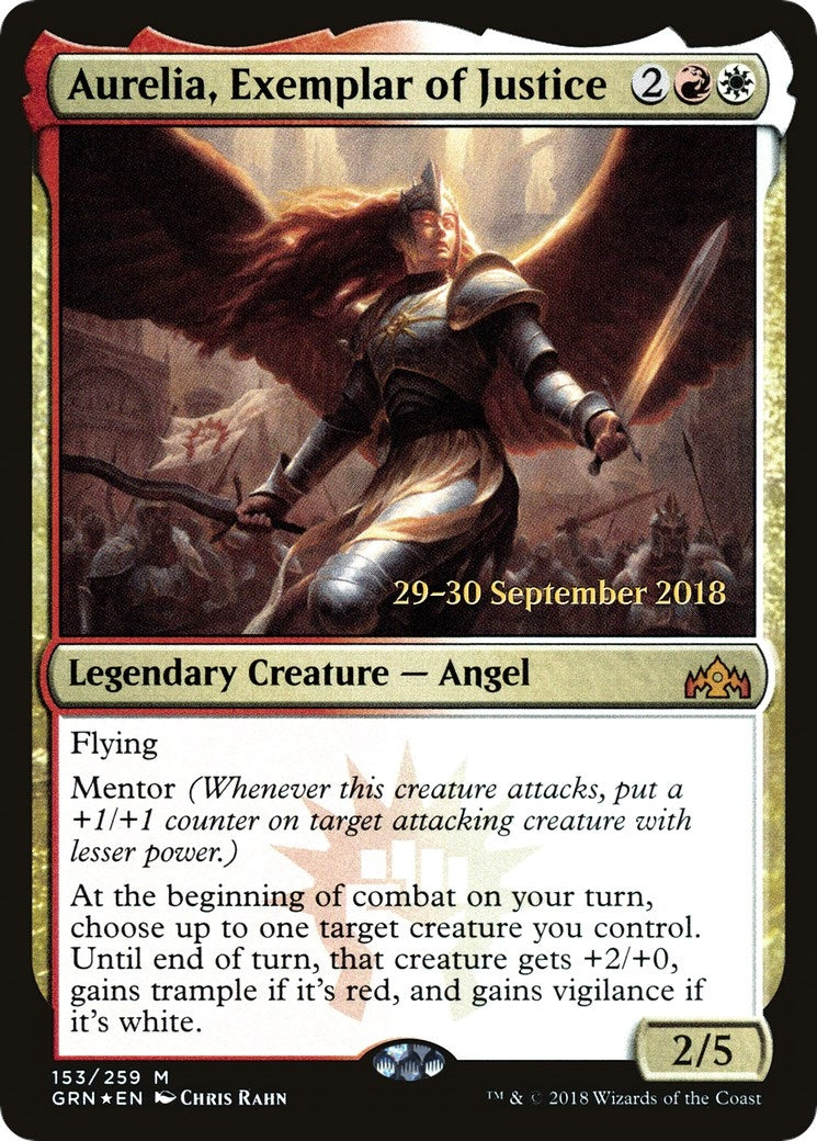 Image for Aurelia, Exemplar of Justice (153) (PRE) - Magic: The Gathering