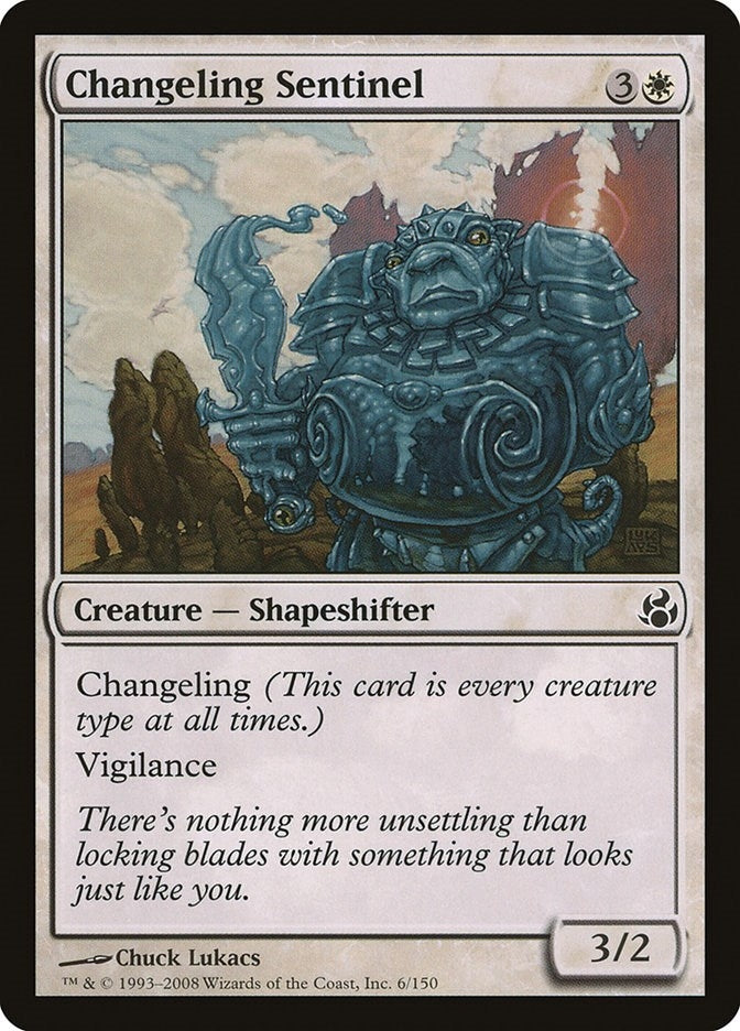 Image for Changeling Sentinel (6) (MOR) - Magic: The Gathering