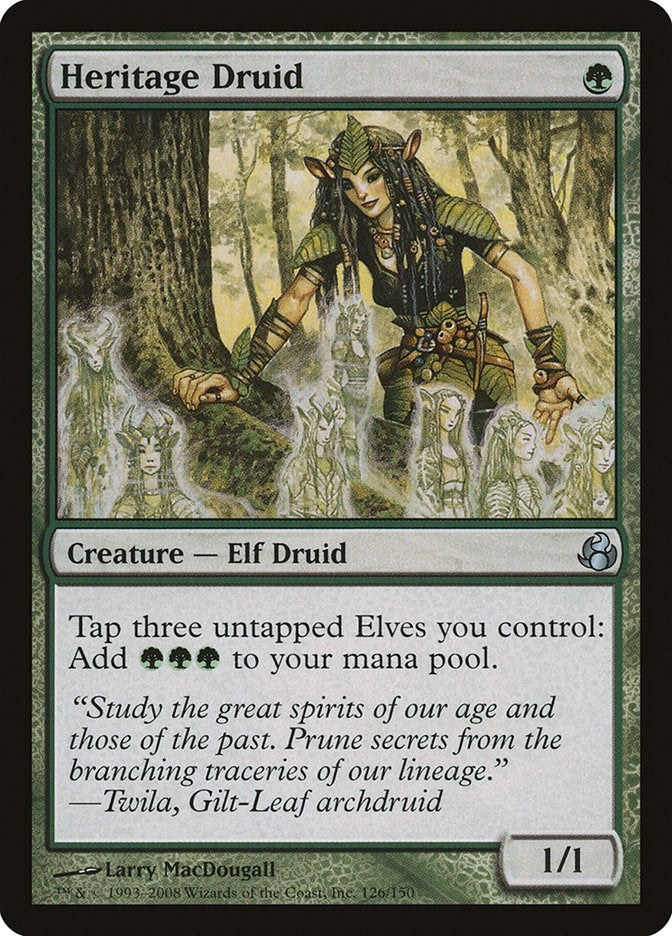 Image for Heritage Druid (126) (MOR) - Magic: The Gathering