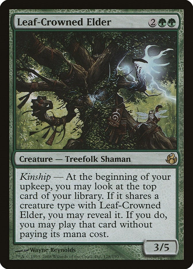 Image for Leaf-Crowned Elder (128) (MOR) - Magic: The Gathering