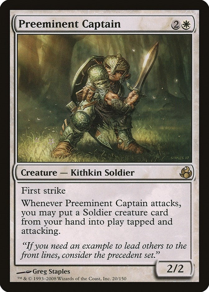 Image for Preeminent Captain (20) (MOR) - Magic: The Gathering