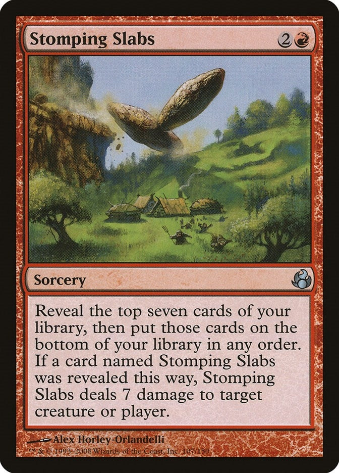 Image for Stomping Slabs (107) (MOR) - Magic: The Gathering