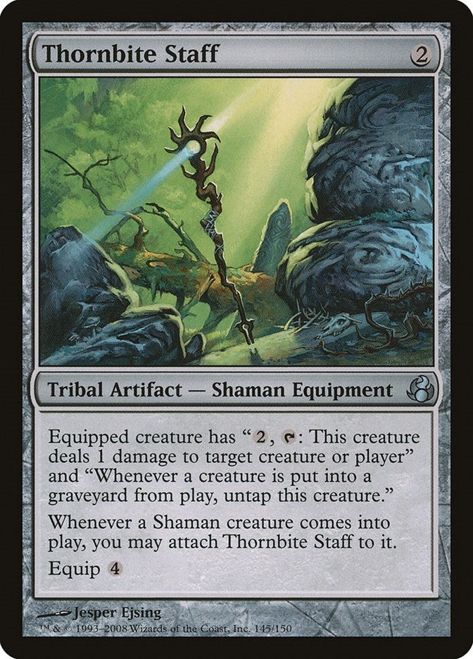 Image for Thornbite Staff (145) (MOR) - Magic: The Gathering