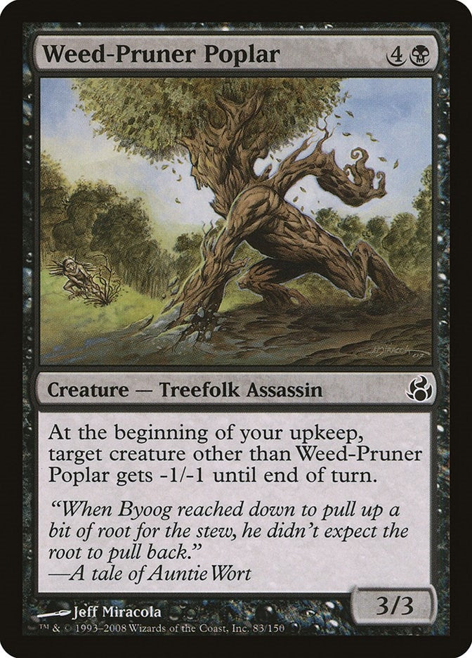 Image for Weed-Pruner Poplar (83) (MOR) - Magic: The Gathering