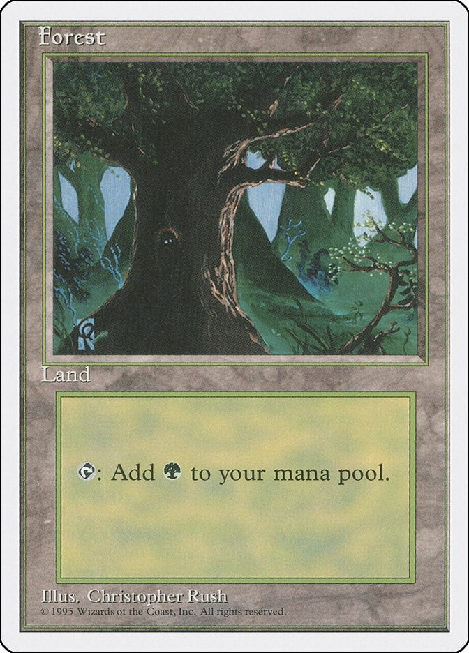 Image for Forest (C) (176) (4ED) - Magic: The Gathering
