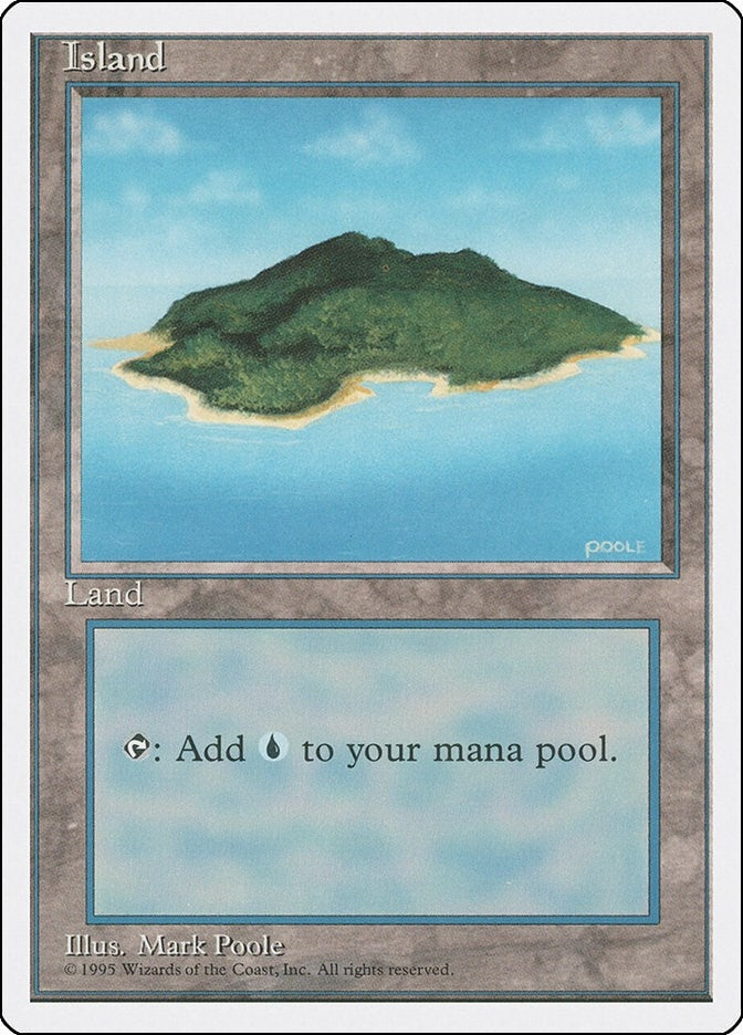 Image for Island (B) (178) (4ED) - Magic: The Gathering