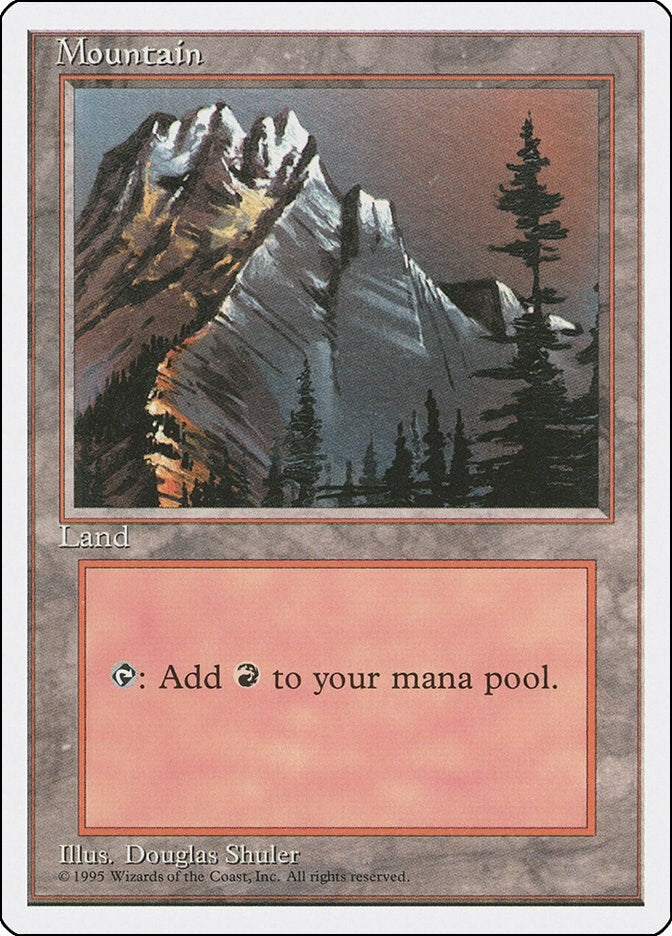 Image for Mountain (A) (183) (4ED) - Magic: The Gathering