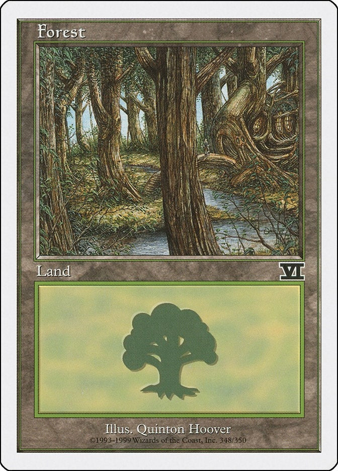 Image for Forest (348) (348) (6ED) - Magic: The Gathering