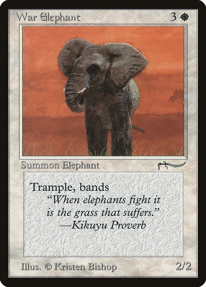 Image for War Elephant (Light) (ARN) - Magic: The Gathering