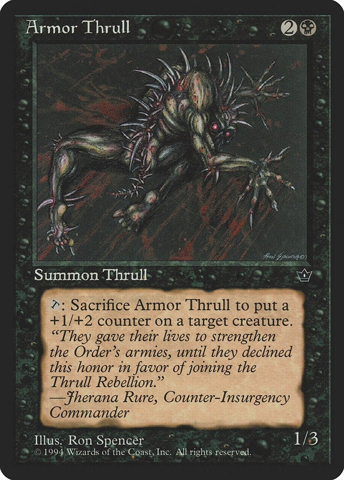 Image for Armor Thrull (Spencer) (FEM) - Magic: The Gathering