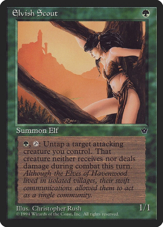 Image for Elvish Scout (Rush) (FEM) - Magic: The Gathering