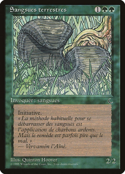Land Leeches (French) - "Sangsues terrestres" (REN) French