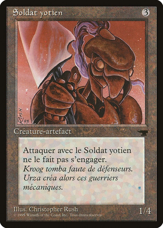 Yotian Soldier (French) - "Soldat yotien" (REN) French