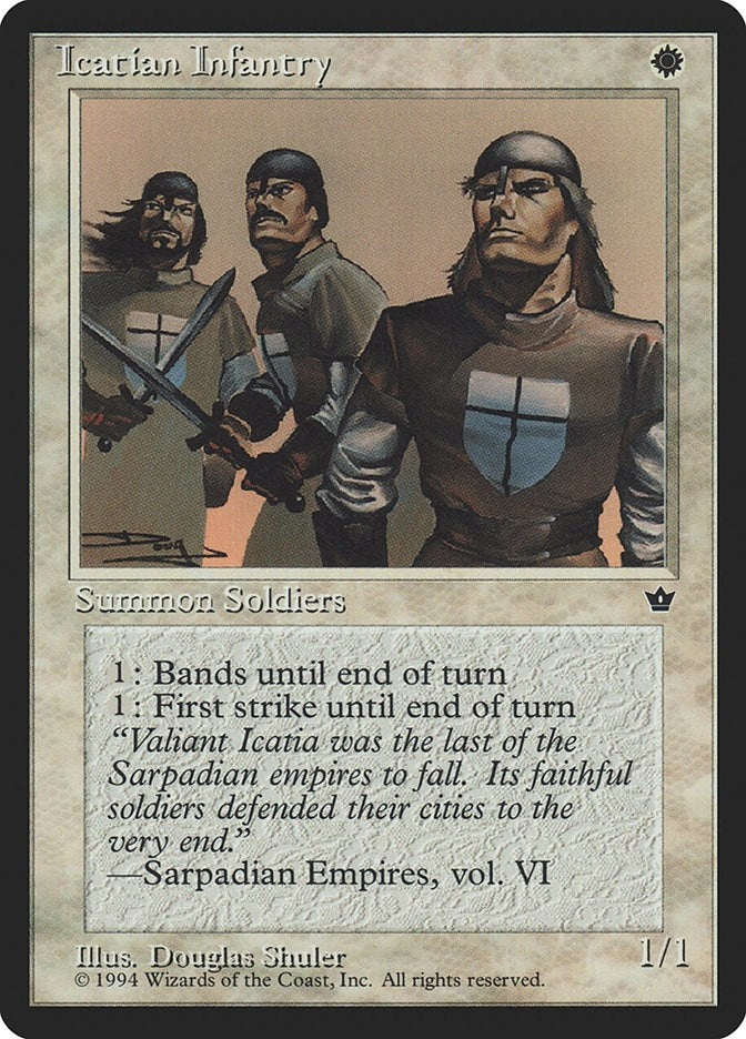 Image for Icatian Infantry (Shuler) (FEM) - Magic: The Gathering