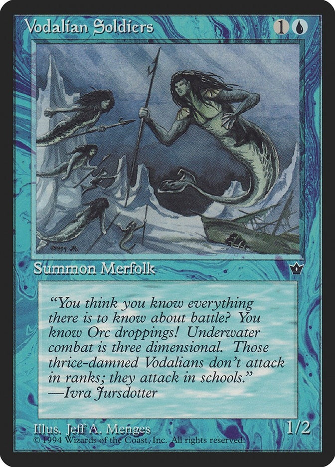 Image for Vodalian Soldiers (Menges) (FEM) - Magic: The Gathering